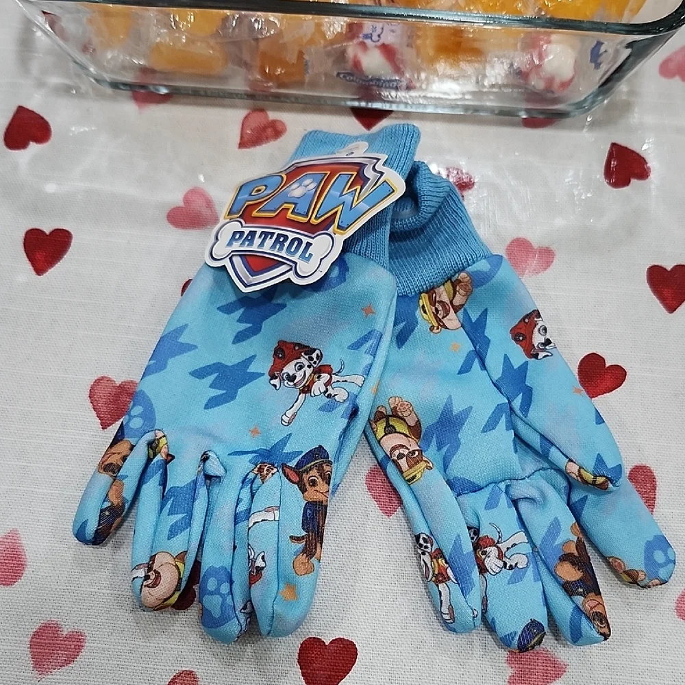 PAW PATROL BLUE KIDS JERSEY GLOVES